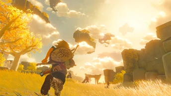 Una scena di The Legend Of Zelda  Tears Of The Kingdom Crediti Nintendo