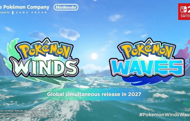 Pokémon Winds e Pokémon Waves annunciata la decima generazione di Pokémon