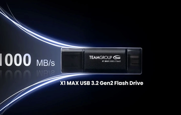 Teamgroup Unità flash X1 MAX USB 32 Gen2 a doppia interfaccia