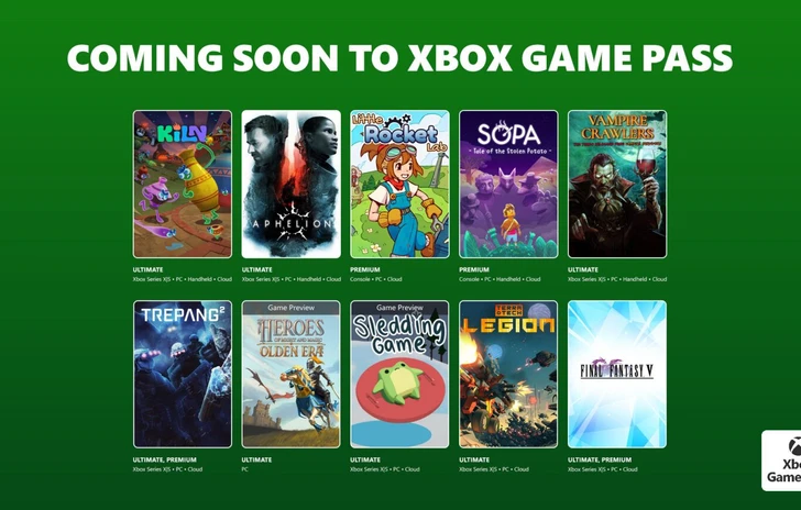 Xbox Game Pass la seconda ondata di aprile con Aphelion