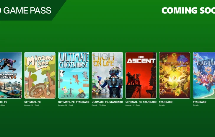 Xbox Game Pass la prima ondata di luglio con Tony Hawk