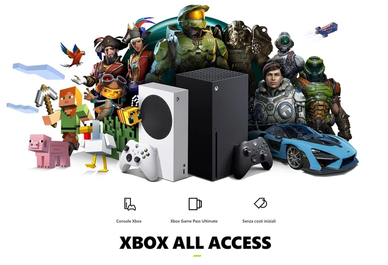 Arriva anche in Italia Xbox All Access