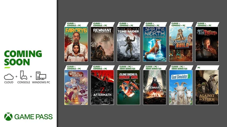 Xbox Game Pass la prima ondata di dicembre