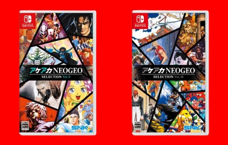 SNK annuncia i volumi 9 e 10 della collana ACA NeoGeo Selection per Switch
