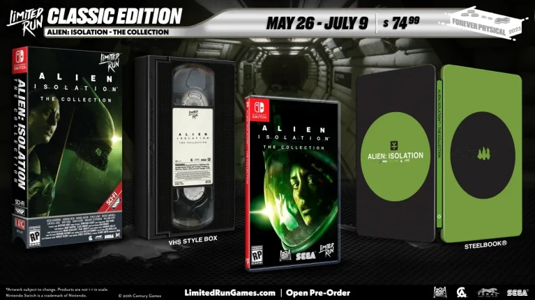 Alien: Isolation, annunciate le edizioni fisiche per Nintendo Switch 