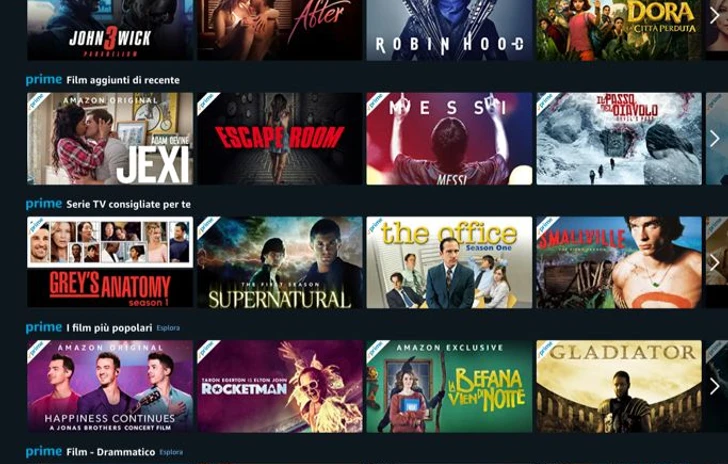 Amazon Prime Video ora anche per vendita e noleggio