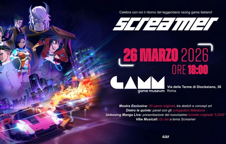 Screamer brucia lasfalto di Roma il 26 marzo al GAMM Museum