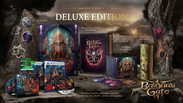 Baldurs Gate 3 la Deluxe Edition ritarda su Xbox