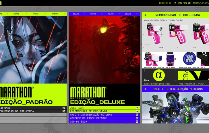 Marathon data trailer e edizioni speciali per il lancio