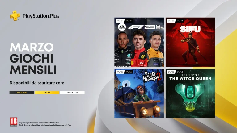 PlayStation Plus Essential i giochi di Marzo