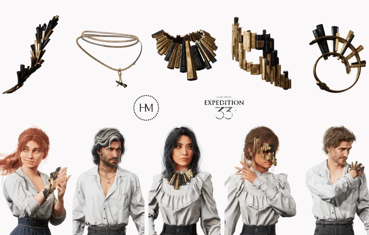 Clair Obscur Expedition 33 annuncia una collaborazione con i gioielli di Hannah Martin