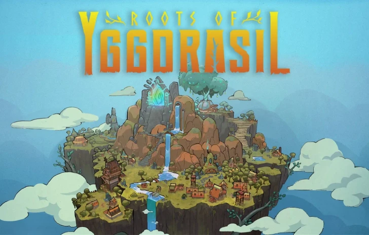 Roots of Yggdrasil anteprima di un gioco di carte e gestionale con la testa tra le nuvole