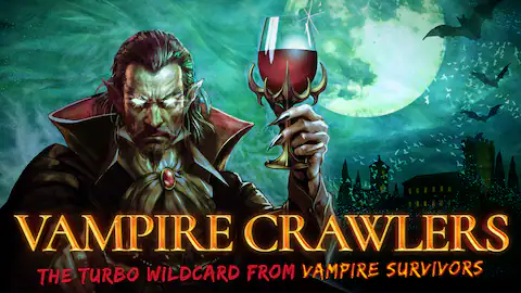 Vampire Crawlers The Turbo Wildcard from Vampire Survivors recensione di un vampiro che fa nuovamente centro