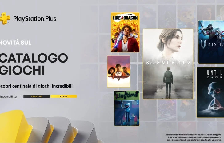 PlayStation Plus giochi Extra e Premium di ottobre con Silent Hill 2