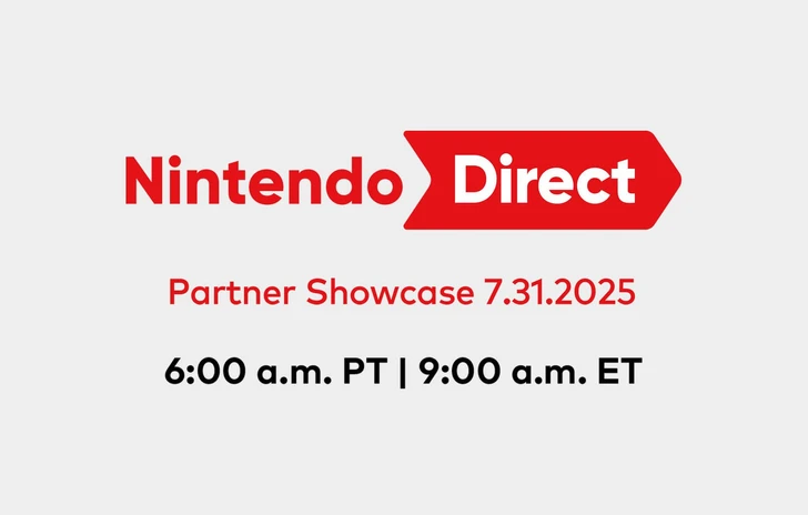 Nintendo Direct Partner Showcase confermato per domani 31 luglio