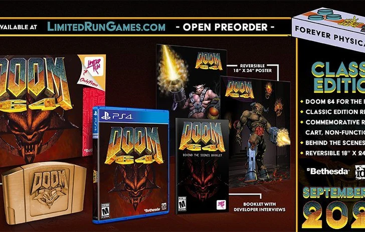 Doom 64 ritorna in versione fisica