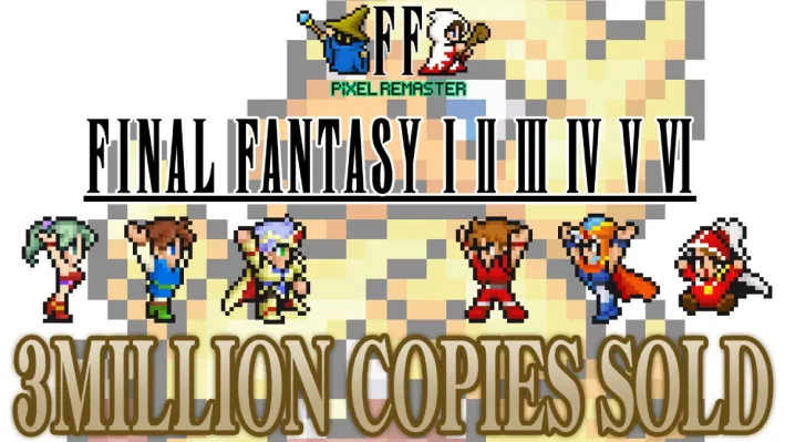 Final Fantasy Pixel Remaster a quota 3 Milioni