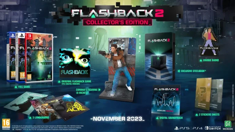 Flashback 2, nuovo trailer di gameplay dalla Gamescom 