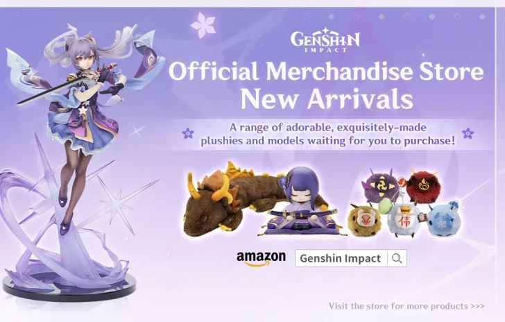 Genshin Impact nuovo Merchandise disponibile su Amazon