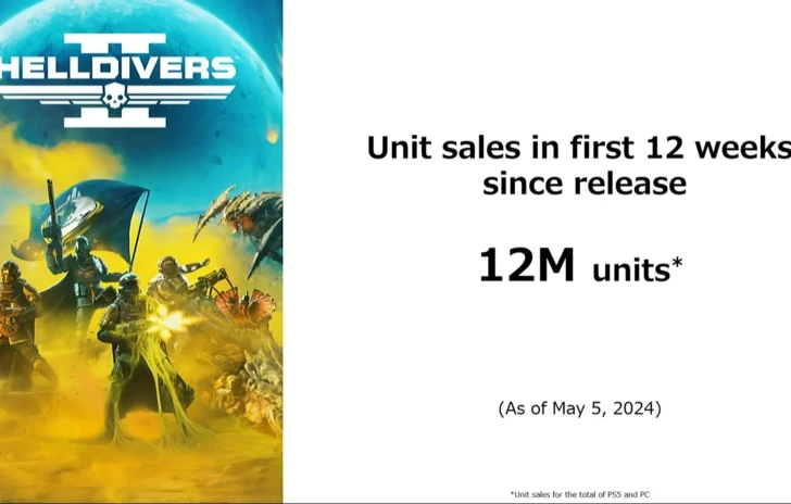 Helldivers 2 a quota 12 milioni in appena 3 mesi