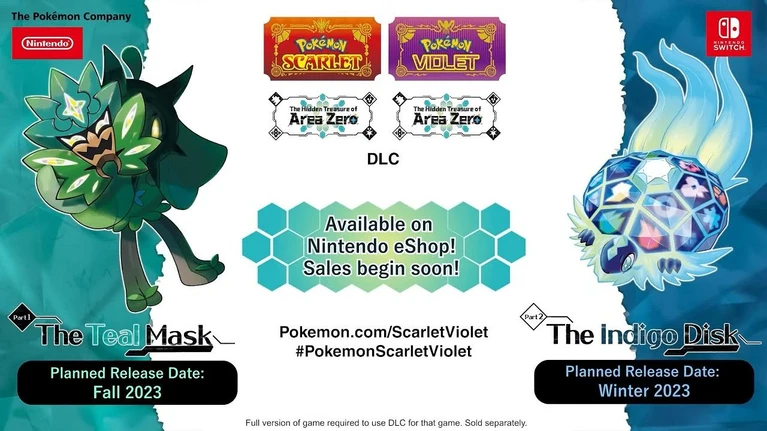 Pokémon Scarlatto e Violetto annunciato il DLC 