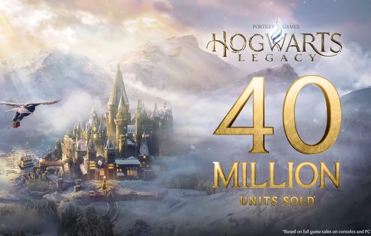 Hogwarts Legacy vende ancora forte 40 milioni di copie