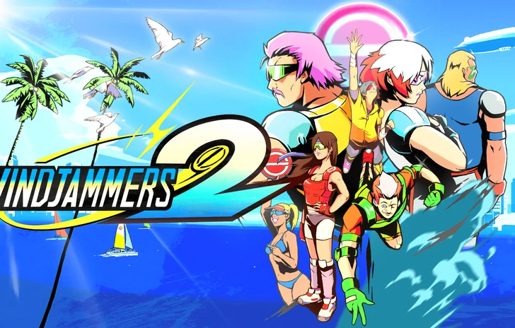 Windjammers 2 il frisbee che centra lobiettivo