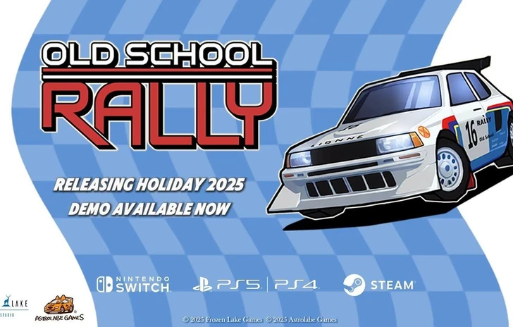 Old School Rally il racing game retrò uscirà il 4 dicembre