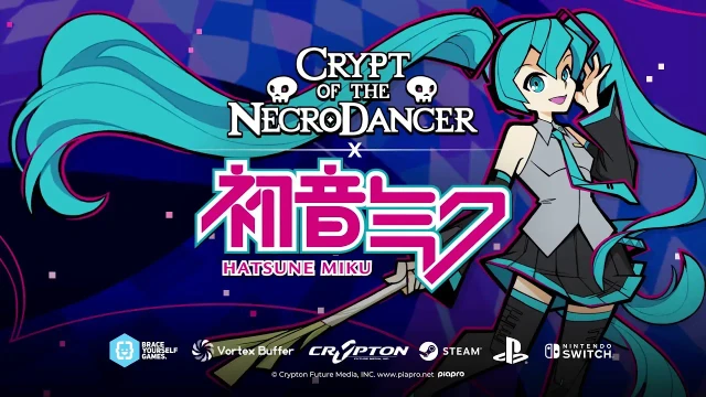 Crypt of the NecroDancer  Hatsune Miku DLC Announce Trailer