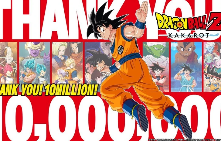 Dragon Ball Z Kakarot ha venduto oltre 10 milioni di copie