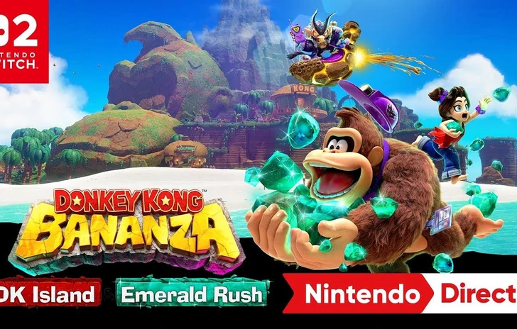 Donkey Kong Bananza torna su DK Island con DLC roguelike
