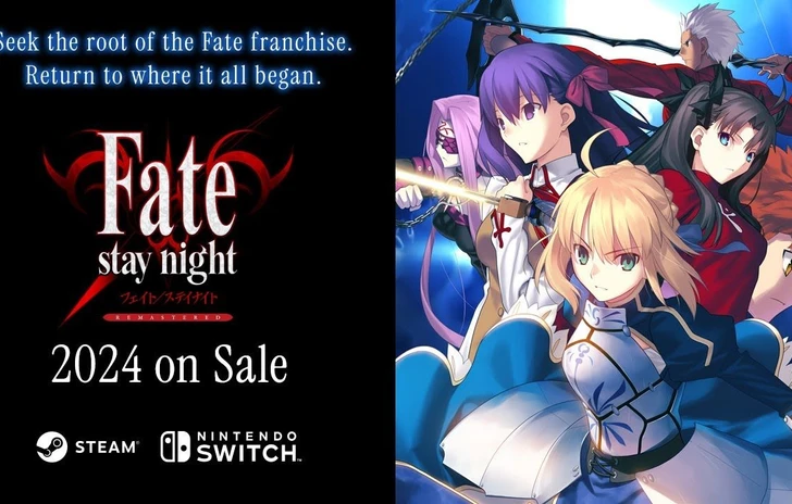 Fatestay night Remastered su Switch e PC questanno il trailer
