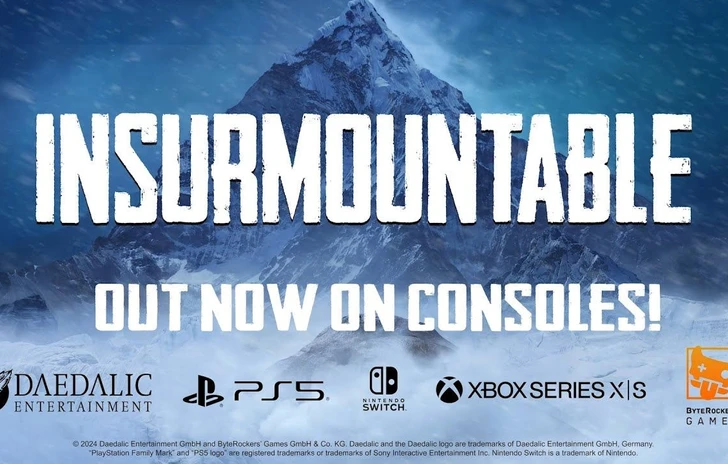 Insurmountable è disponibile su Switch PS4 PS5 One e Series XS