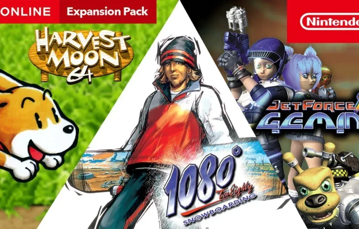 3 nuovi giochi per Nintendo 64 disponibili su Switch