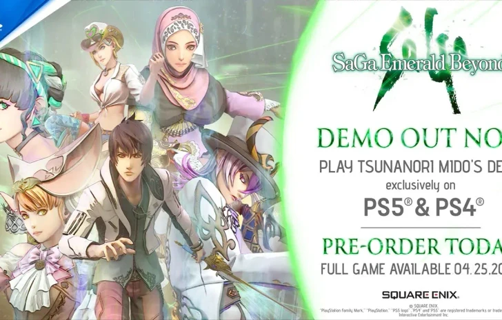 SaGa Emerald Beyond  il trailer della demo