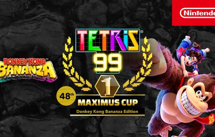 Tetris 99 nuovo evento dedicato a Donkey Kong Bananza