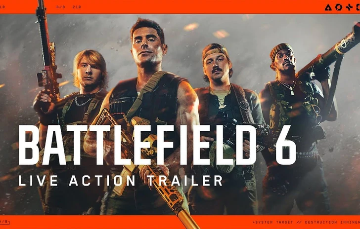 Battlefield 6 polverizza Zac Efron nel trailer live action