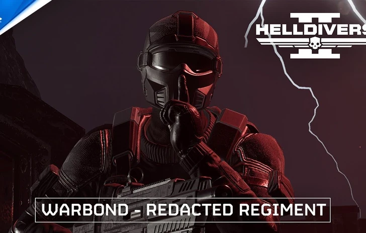 Helldivers 2 si fa stealth col Warbond Redacted Regiment