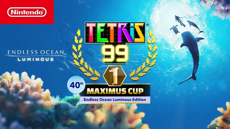 Tetris 99 la nuova Maximus Cup è a tema Endless Ocean Luminous