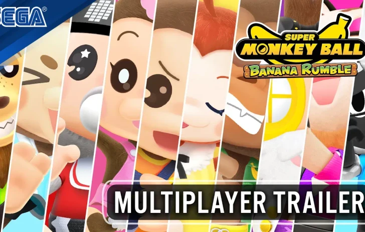 Super Monkey Ball Banana Rumble nuovo trailer della modalità multiplayer