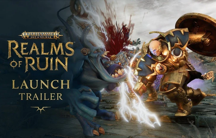 Warhammer Age of Sigmar Realms of Ruin  il trailer di lancio