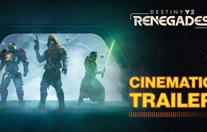 Destiny 2 I Ribelli esce oggi il trailer cinematografico
