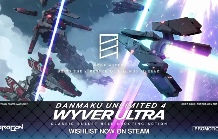 Danmaku Unlimited 4 WYVER ULTRA  Announce Trailer
