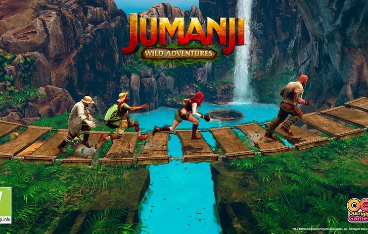 Jumanji Avventure selvagge annunciato con un trailer