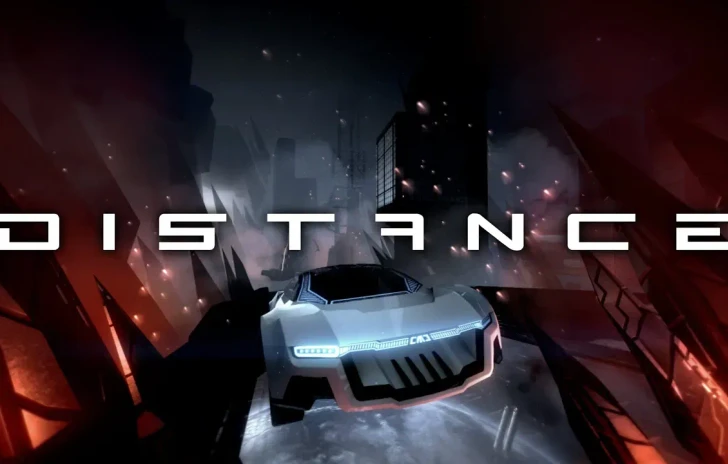 Distance il pirotecnico racing game finalmente su PS4 e PS5