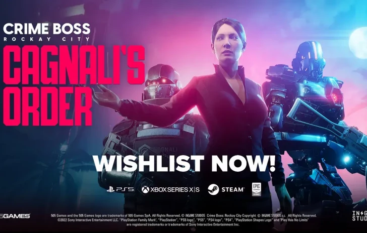 Crime Boss Rockay City arriva su Steam insieme al DLC Cagnalis Order