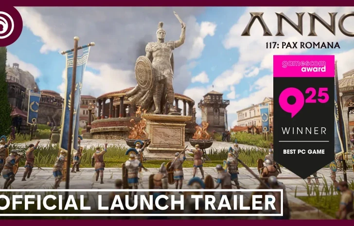 Anno 117 Pax Romana  il trailer di lancio