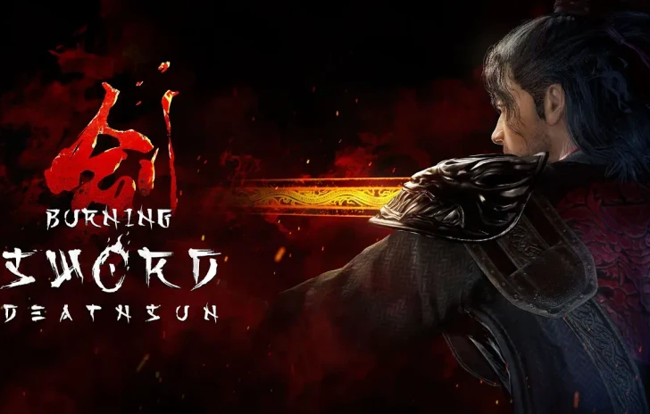 Burning Sword Death Sun annunciato lhack and slash Wuxia