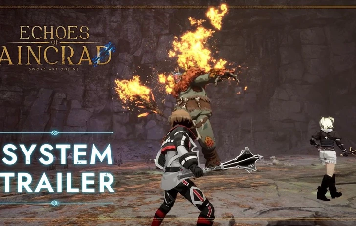 Echoes of Aincrad la panoramica sul gioco nel nuovo trailer