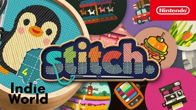 Stitch il puzzle game da ricamo disponibile su Switch